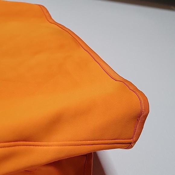 Nike Golf Bright Orange Fleece Lined Half Zip Jacket - Picture 10 of 10